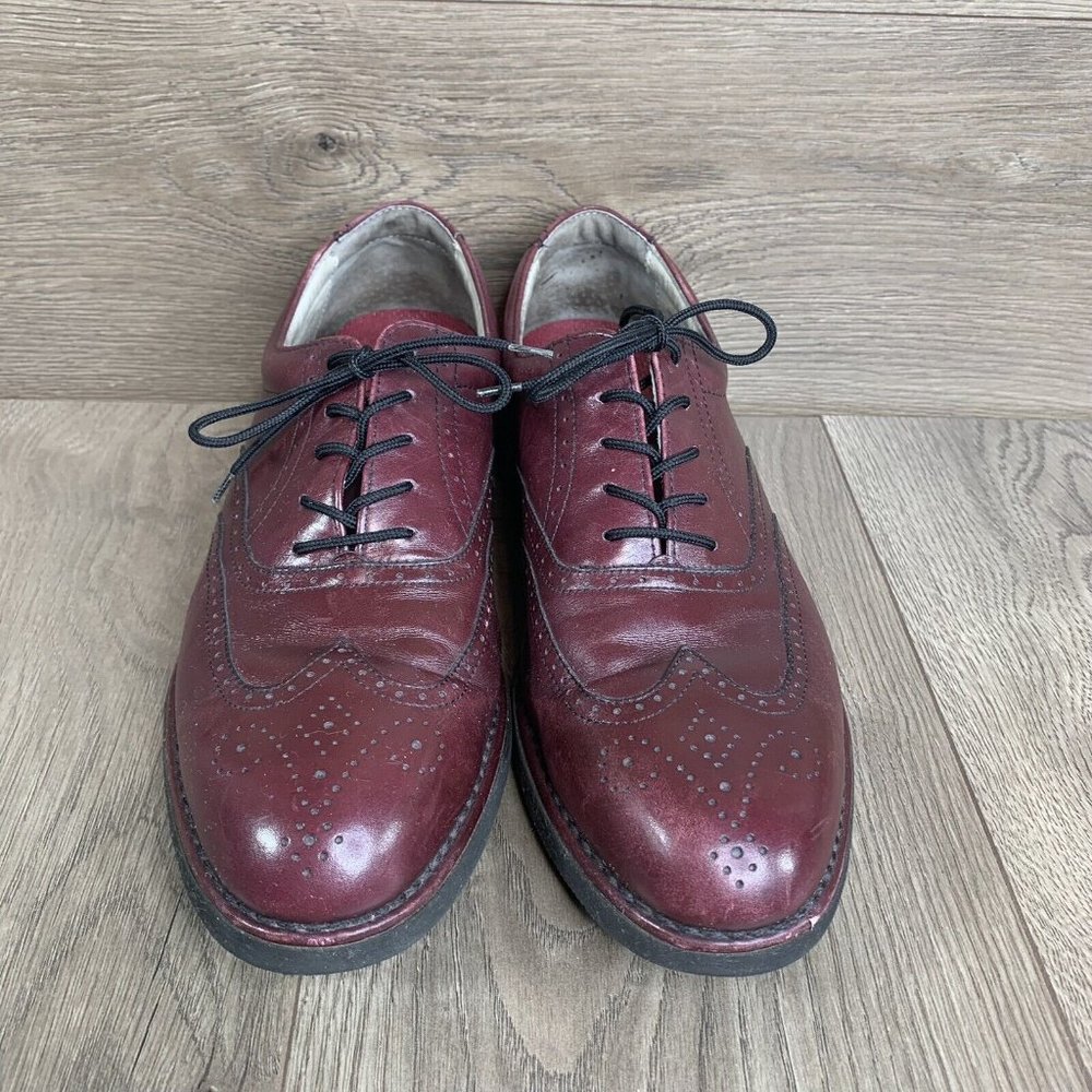 Men's DresSports by Rockport Burgundy Cordovan Leather Shoes M3677 Size 9 - Picture 2 of 11